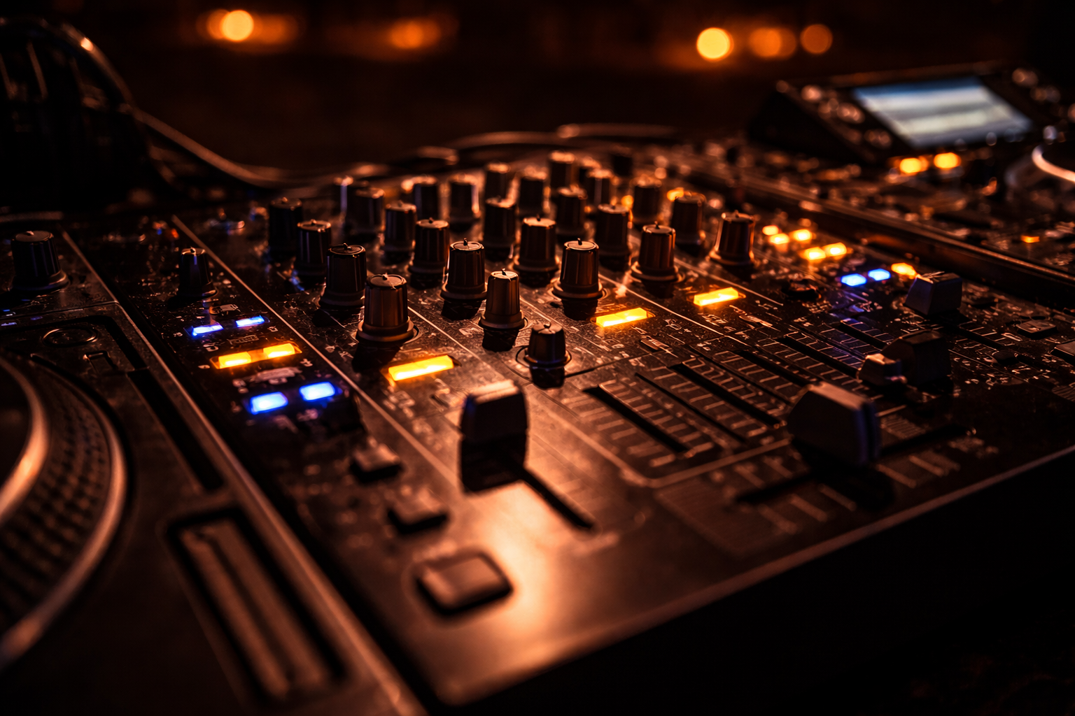 DJ keverőpult hangulat