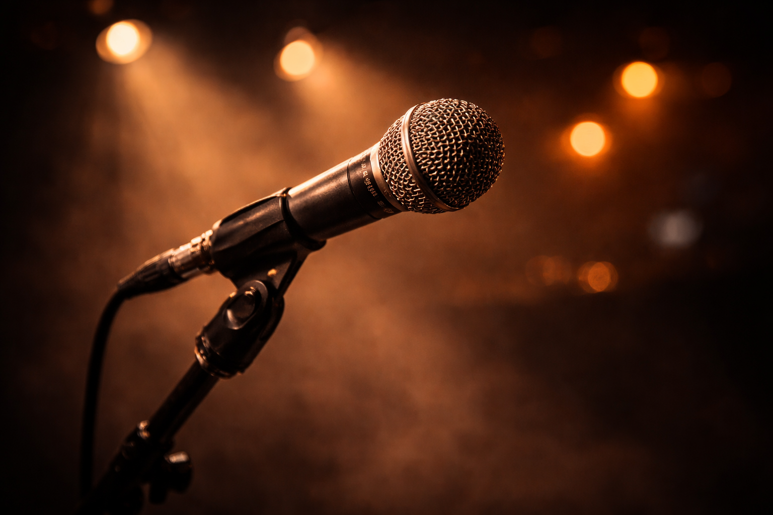 Mikrofon és fények